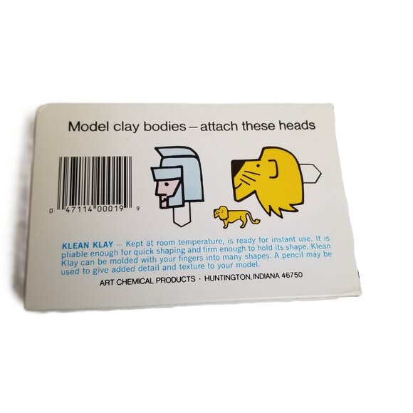 Klean Klay Vintage Modeling Clay 3 Box Lot Tan Non Hardening Professional NOS - Picture 3 of 3